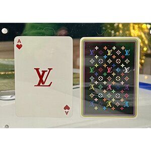Louis Vuitton Black Takashi Murakami Monogram Playing Card - Ace of Hearts